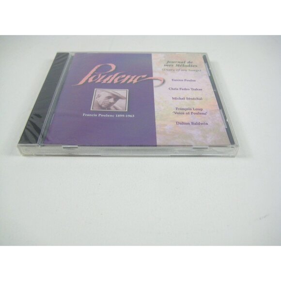 Francis Poulenc Journal De Mes Mélodies Diary Of My Songs CD Eunice Poulos - Picture 2 of 3